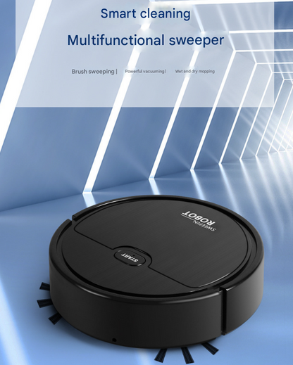 White 3-in-1 Smart Robot Vacuum Cleaner - Automatic Sweeping, Mopping & Suction for Hard Floors & Pet Hair Tristar Online
