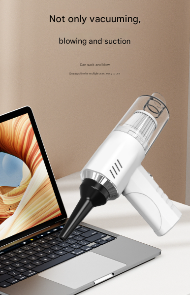 White 2-in-1 Cordless Handheld Vacuum and Air Blower - Portable & Lightweight Cleaner for Car, Home, and Pet Hair Tristar Online