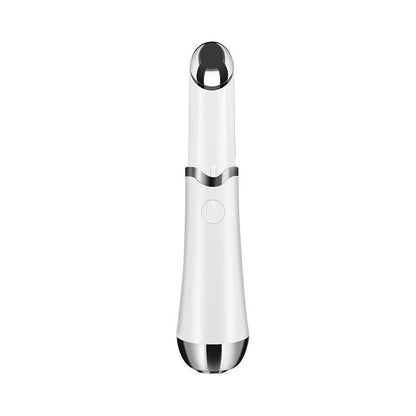 White Sonic Eye & Lip Massager with Red & Blue Light Therapy - Heated Vibrating Wand for Puffiness and Wrinkles Tristar Online