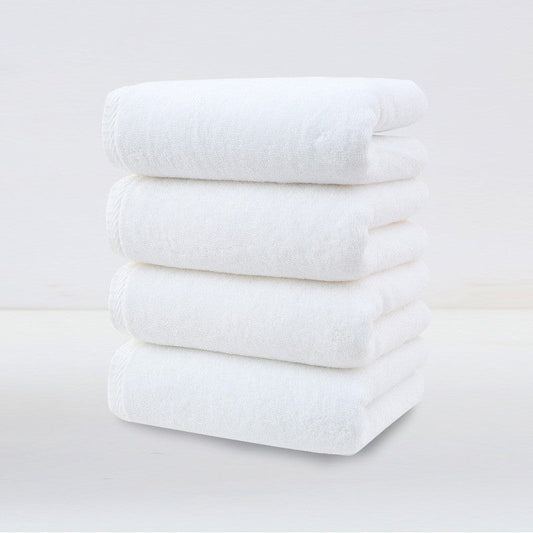 White Plush Cotton Hand Towel Set (4-Pack) - Ultra Soft, Absorbent & Quick-Drying Face Towels for Bathroom Tristar Online