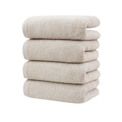 Khaki Plush Cotton Hand Towel Set (4-Pack) - Ultra Soft, Absorbent & Quick-Drying Face Towels for Bathroom Tristar Online