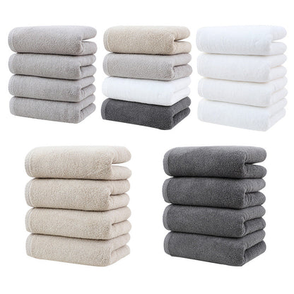 Color Mixing Plush Cotton Hand Towel Set (4-Pack) - Ultra Soft, Absorbent & Quick-Drying Face Towels for Bathroom Tristar Online