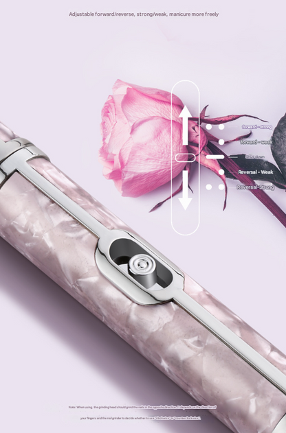Grey Cordless Electric Nail Drill Pen - Professional Rechargeable Manicure & Pedicure Kit Tristar Online
