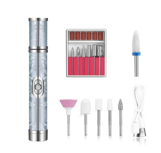 Blue Cordless Electric Nail Drill Pen - Professional Rechargeable Manicure & Pedicure Kit Tristar Online
