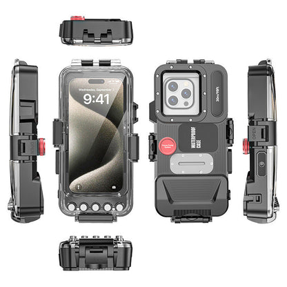 Universal 30m Bluetooth Diving Case for Apple & Samsung - Deep-Water Waterproof Phone Protector Tristar Online