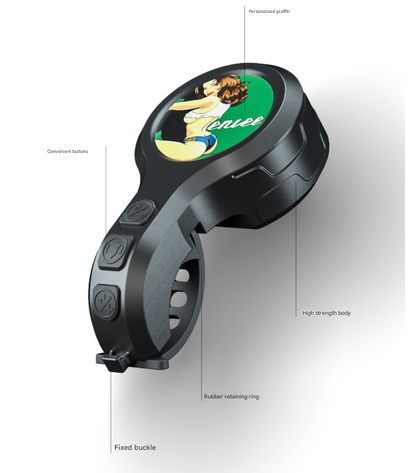 Gorilla Super Loud 2-Piece Bicycle Horn Set - Durable Alarm Bell for Mountain & Road Bikes Tristar Online