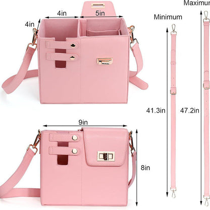 Khaki Portable Insulated Water Bottle Carrier Bag with Adjustable Shoulder Strap - Crossbody Drink Holder for Outdoor Activities Tristar Online