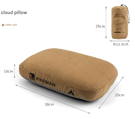 Coffee Ergonomic Memory Foam Travel Pillow for Neck Support - Portable & Compact for Camping, Flights, and Napping Tristar Online