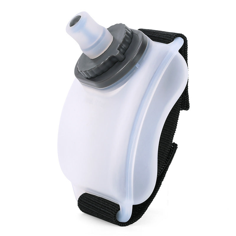 2-Pices Transparent Color Ergonomic Wearable Hydration Flask - Hands-Free Wrist Water Bottle for Running & Sports Tristar Online