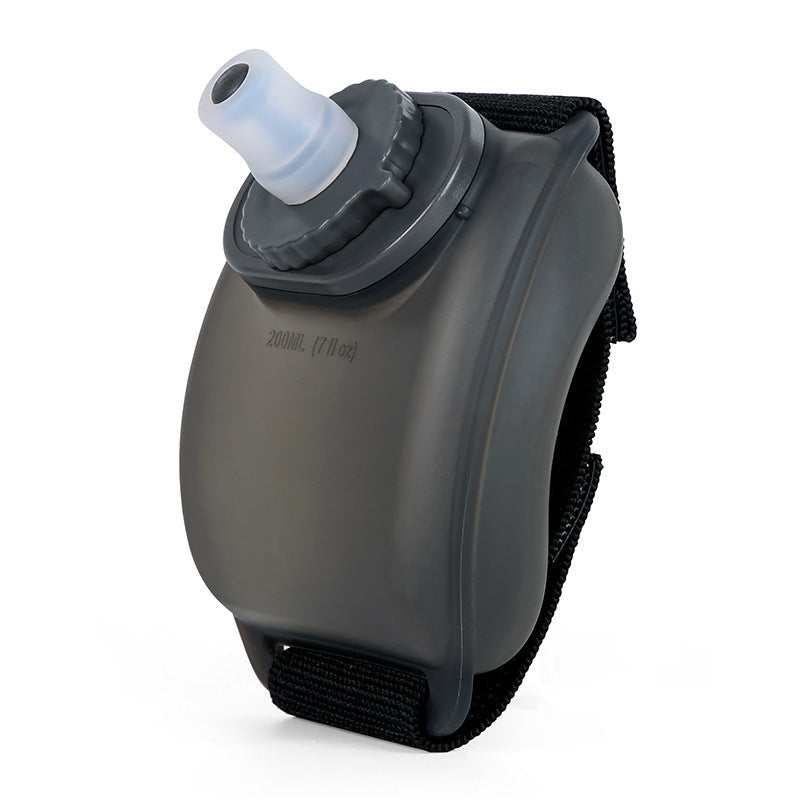 2-Pices Black Ergonomic Wearable Hydration Flask - Hands-Free Wrist Water Bottle for Running & Sports Tristar Online