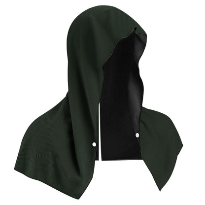 Dark Grey 5-Pack Instant Cooling Towel Set - UPF Sun Protection Hooded Ice Towels for Sports & Outdoor Activities Tristar Online