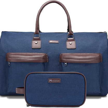 Dark Blue 45L Garment Duffel Bag - Men's Travel Suit Bag - Carry On Weekender Tristar Online