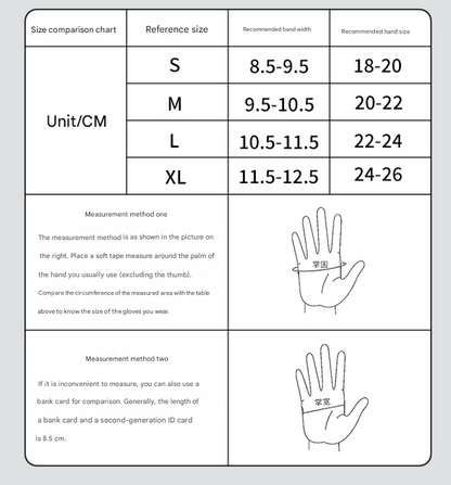 XL Blue Unisex Full-Finger Cycling Gloves - Padded Shock-Absorbing & Anti-Slip Grip for MTB & Road Biking Tristar Online