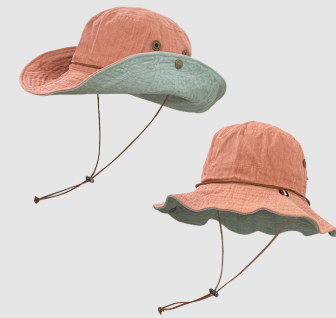 Pink Wide Brim Outdoor Cowboy Sun Hat - Adjustable & Breathable for Hiking, Fishing, and Camping Tristar Online