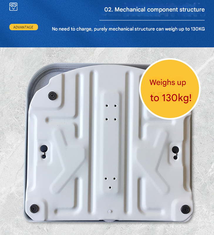 Blue Classic Mechanical Bathroom Scale - Battery-Free Analog Body Weight Scale with Non-Slip Platform Tristar Online