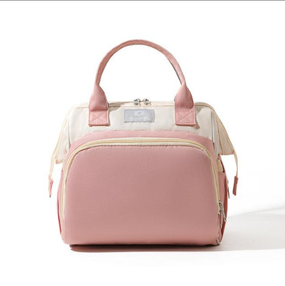 Pink Versatile 3-in-1 Nappy Bag | Convertible Backpack, Tote & Crossbody with Insulated Pockets Tristar Online