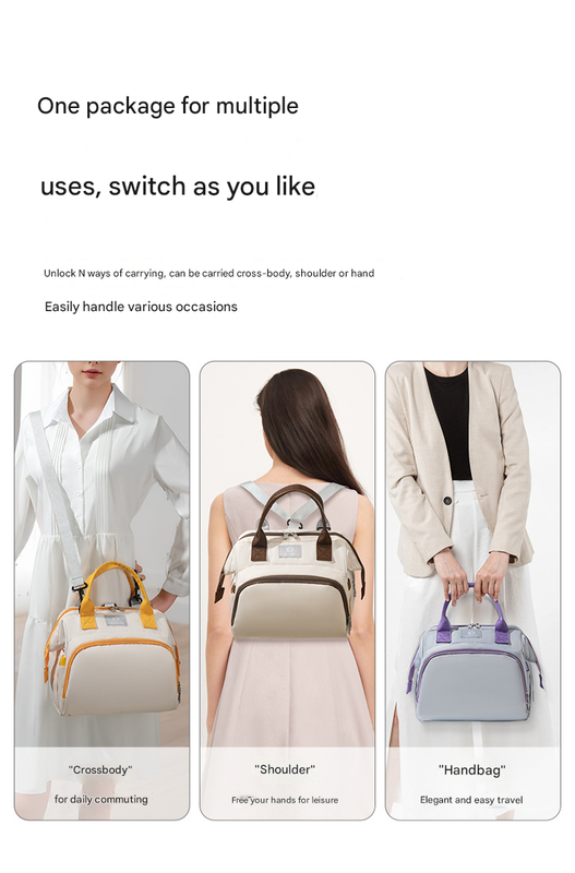 Khaki Versatile 3-in-1 Nappy Bag | Convertible Backpack, Tote & Crossbody with Insulated Pockets Tristar Online