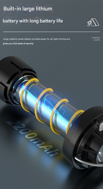 Vintage Lighthouse LED Camping Lantern | 5-Mode Rechargeable Light with Tripod Tristar Online