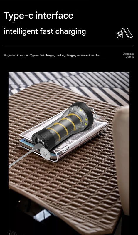 Vintage Lighthouse LED Camping Lantern | 5-Mode Rechargeable Light with Tripod Tristar Online