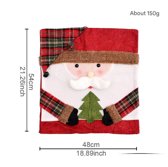 Festive Christmas Dining Chair Covers | Santa, Snowman & Reindeer Character Slipcovers Tristar Online