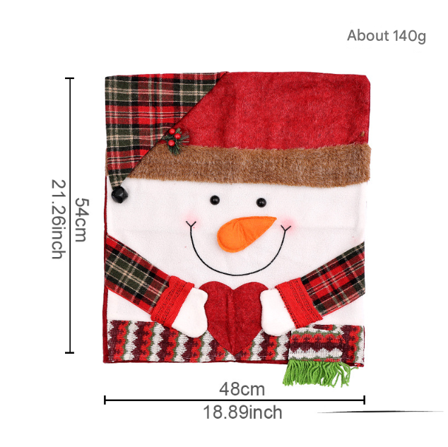 Festive Christmas Dining Chair Covers | Santa, Snowman & Reindeer Character Slipcovers Tristar Online