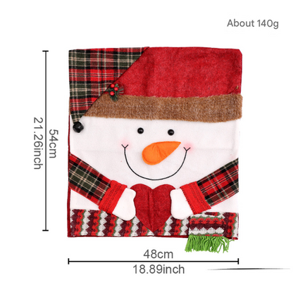 Festive Christmas Dining Chair Covers | Santa, Snowman & Reindeer Character Slipcovers Tristar Online