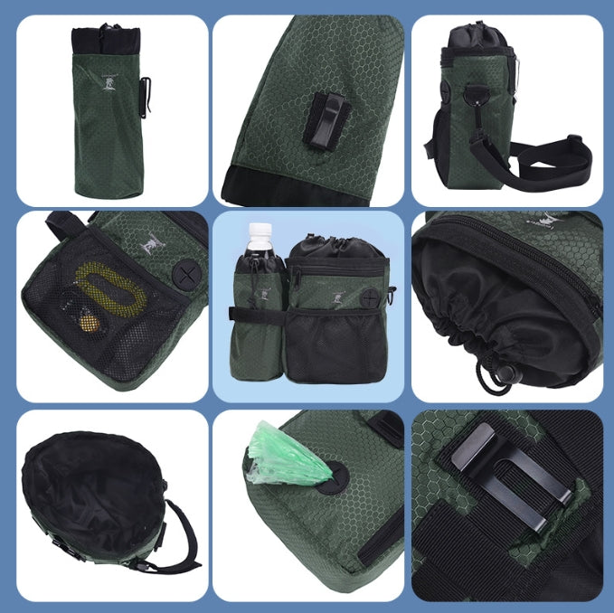 Multi-Functional Dog Training Pouch - Hands-Free Treat & Kibble Bag with Poop Bag Dispenser Tristar Online