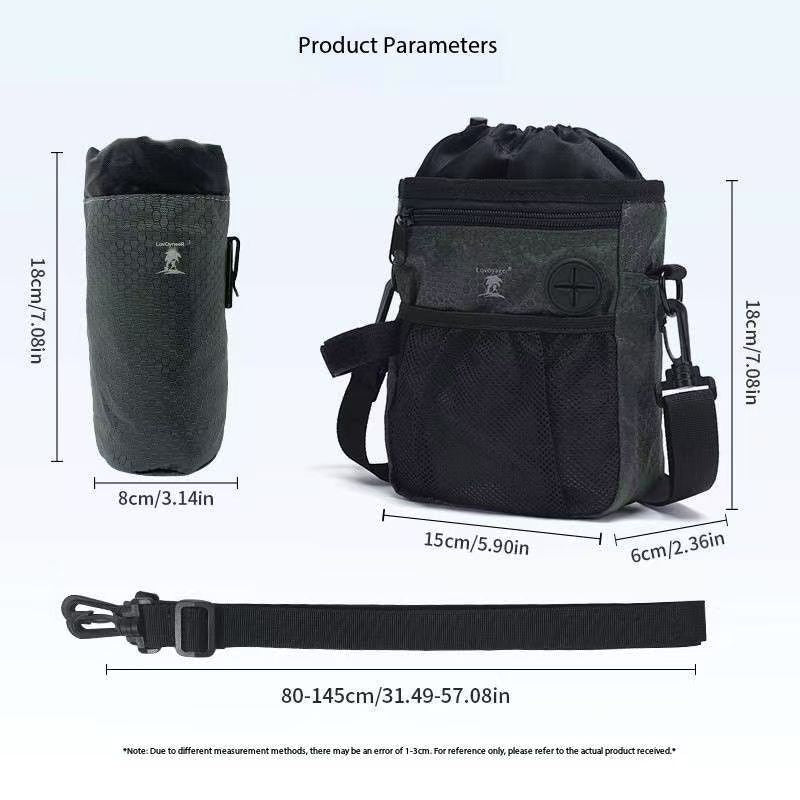 Multi-Functional Dog Training Pouch - Hands-Free Treat & Kibble Bag with Poop Bag Dispenser Tristar Online