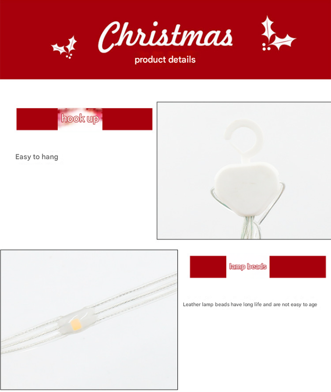 Festive Climbing Santa LED Ladder Light - USB Powered Outdoor Christmas Hanging Decoration with Remote(1.7m) Tristar Online