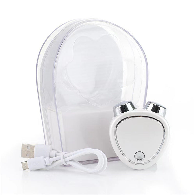 White EMS Microcurrent Facial Lifting Massager - Skin Tightening & Sculpting Beauty Tool Tristar Online