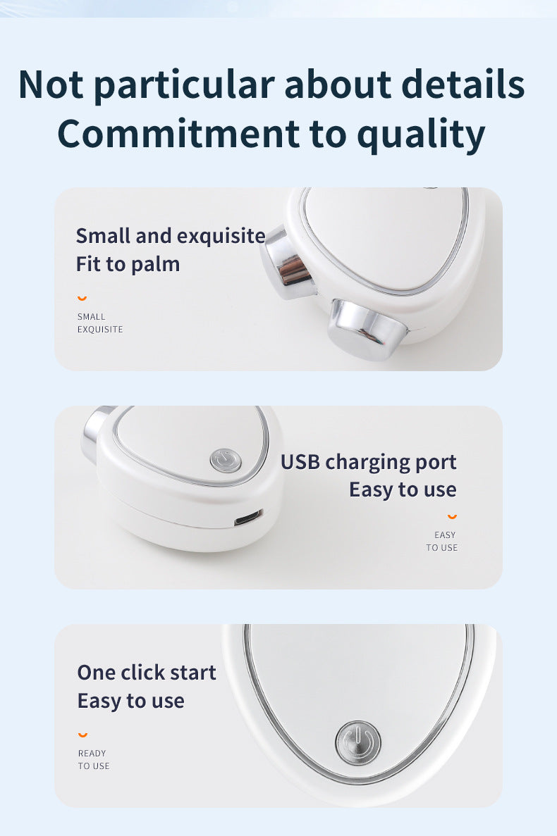 White EMS Microcurrent Facial Lifting Massager - Skin Tightening & Sculpting Beauty Tool Tristar Online