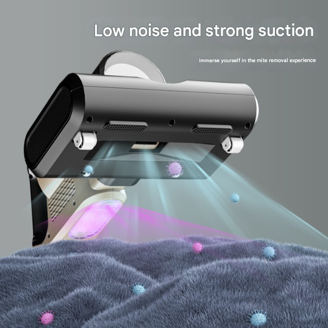 White High-Power Wireless UV Sterilization Mite Removal Vacuum Cleaner - Powerful Suction and Deep Cleaning for Home Use Tristar Online
