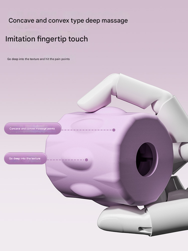 Purple Four-Row Bendable Massage Roller - Muscle Relaxation and Sensory Integration Training for Children Tristar Online