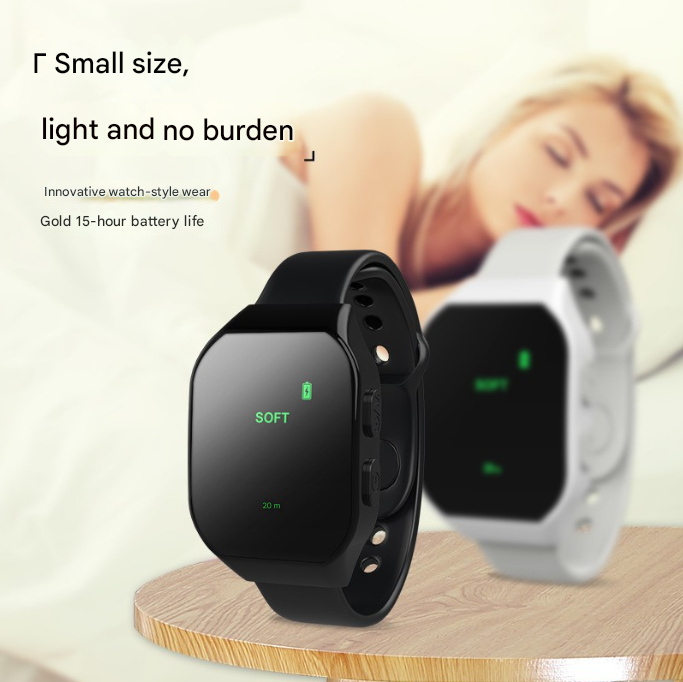 Black Smart Microcurrent Wristband Sleep Aid - Wearable Sleep Assistance Device Tristar Online