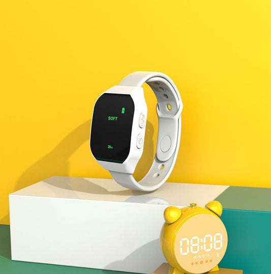 White Smart Microcurrent Wristband Sleep Aid - Wearable Sleep Assistance Device Tristar Online