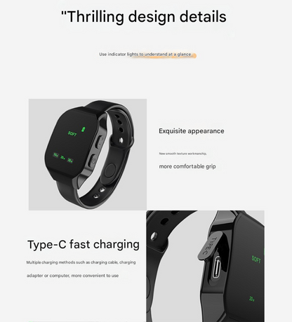 White Smart Microcurrent Wristband Sleep Aid - Wearable Sleep Assistance Device Tristar Online