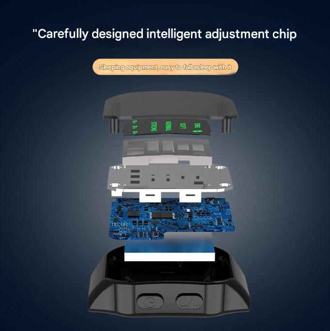 White Smart Microcurrent Wristband Sleep Aid - Wearable Sleep Assistance Device Tristar Online