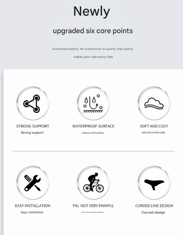 Black patterned style Mountain Bike Saddle - Comfortable and Durable Bicycle Seat for MTB and Road Bikes Tristar Online