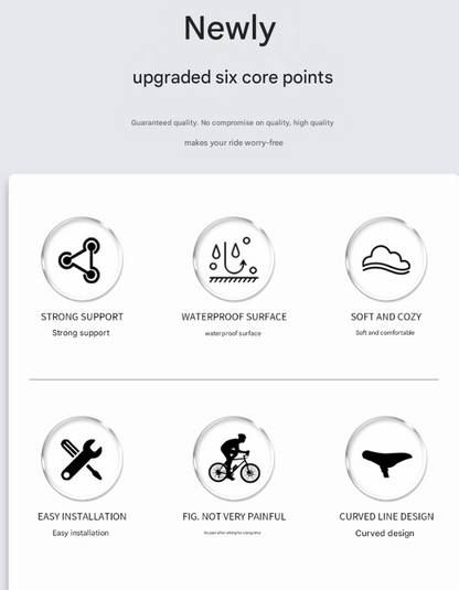 Black and red Mountain Bike Saddle - Comfortable and Durable Bicycle Seat for MTB and Road Bikes Tristar Online