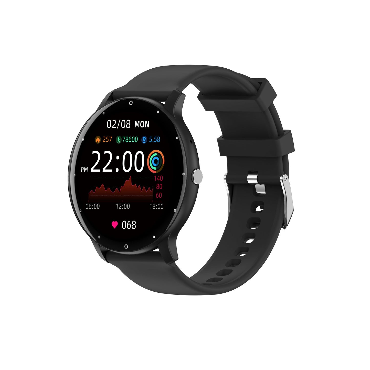 Feature-Rich Smartwatch: 1.28 HD Display  Bluetooth Calling Extensive Sports Tracking (black)" Tristar Online