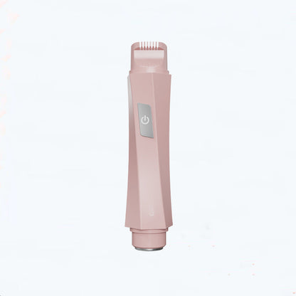 2-in-1 Women's Electric Body Shaver & Facial Trimmer - IPX7 Waterproof, Dual Head with Ceramic Blades, USB Rechargeable(Pink) Tristar Online