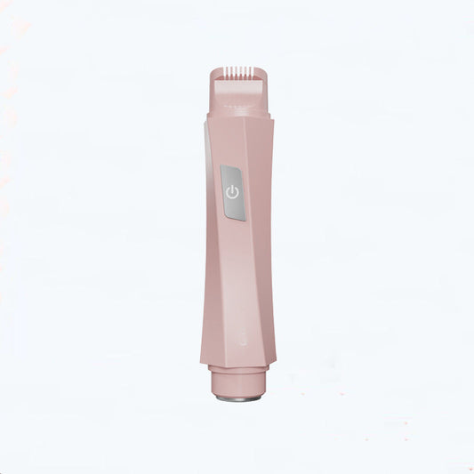 2-in-1 Women's Electric Body Shaver & Facial Trimmer - IPX7 Waterproof, Dual Head with Ceramic Blades, USB Rechargeable(Pink) Tristar Online