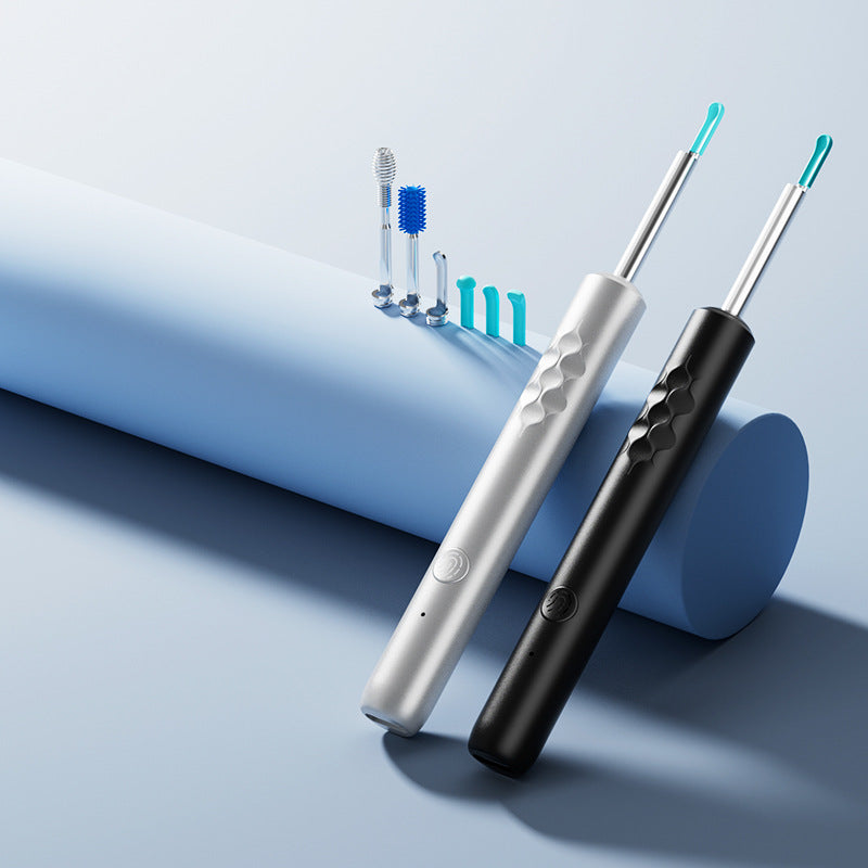 Smart Visual Ear Cleaner with HD WiFi Camera - Gentle Silicone Tips, USB-C Rechargeable Otoscope for Safe Ear Wax Removal(White Premium Edition) Tristar Online