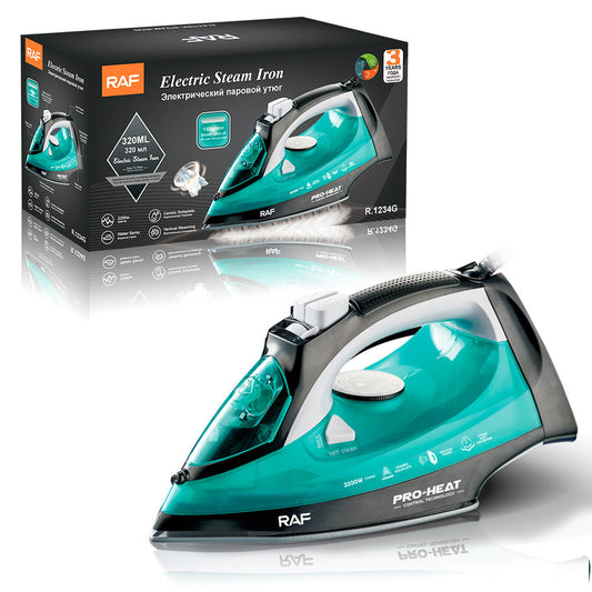 Powerful 2200W Electric Steam Iron with Ceramic Soleplate & Vertical Steam Function(green) Tristar Online