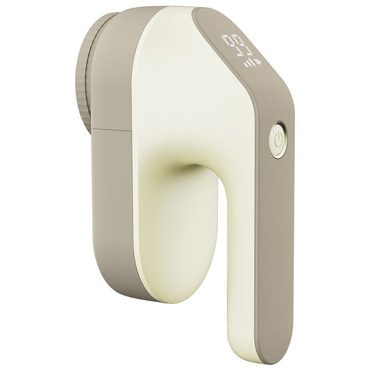 Rechargeable Electric Fabric Shaver - Powerful Lint Remover with Dual-Ring Blades & Ergonomic Design(champagne) Tristar Online