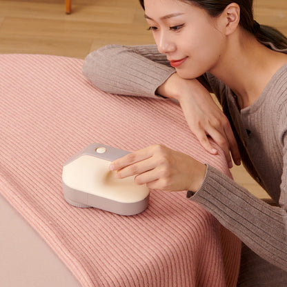 Rechargeable Electric Fabric Shaver - Powerful Lint Remover with Dual-Ring Blades & Ergonomic Design(champagne) Tristar Online