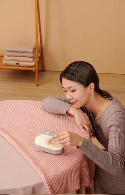 Rechargeable Electric Fabric Shaver - Powerful Lint Remover with Dual-Ring Blades & Ergonomic Design(champagne) Tristar Online