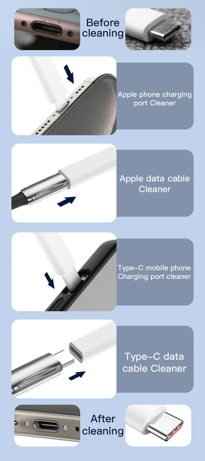 Two Multi-functional Keyboard Cleaning Kit & Ergonomic Wrist Rest with Integrated Storage(White) Tristar Online