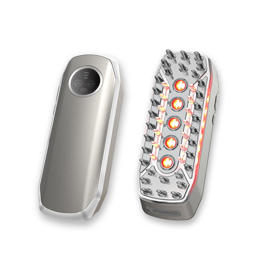 Advanced 4-in-1 Hair Growth Comb with LLLT, RF, EMS & Vibration Massage(White) Tristar Online