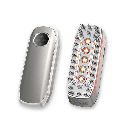 Advanced 4-in-1 Hair Growth Comb with LLLT, RF, EMS & Vibration Massage(White) Tristar Online